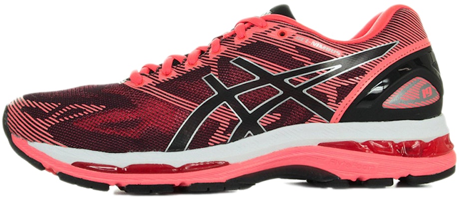 (Women) ASICS Gel-Nimbus 19 'Black Red' T750N-9093 Buy (Women) ASICS Gel-Nimbus 19 'Black Red' T750N-9093
