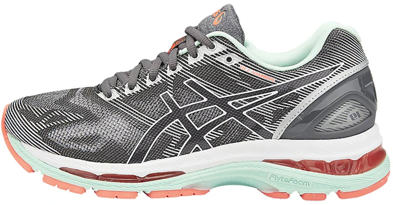 Asics GEL-Nimbus 19 減震耐磨防滑 低筒運動跑步鞋 女款 灰白橙 D寬 Buy Asics GEL-Nimbus 19 減震耐磨防滑 低筒運動跑步鞋 女款 灰白橙 D寬