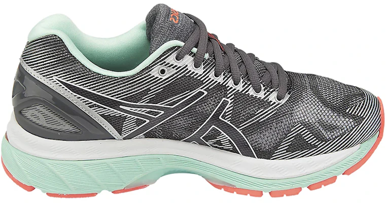 Asics GEL-Nimbus 19 減震耐磨防滑 低筒運動跑步鞋 女款 灰白橙 D寬 Order Asics GEL-Nimbus 19 減震耐磨防滑 低筒運動跑步鞋 女款 灰白橙 D寬