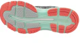 Shop Asics GEL-Nimbus 19 減震耐磨防滑 低筒運動跑步鞋 女款 灰白橙 D寬
