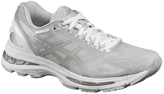 Asics GEL-Nimbus 19 低筒 跑步鞋 女款 灰白 Lookbook Asics GEL-Nimbus 19 低筒 跑步鞋 女款 灰白