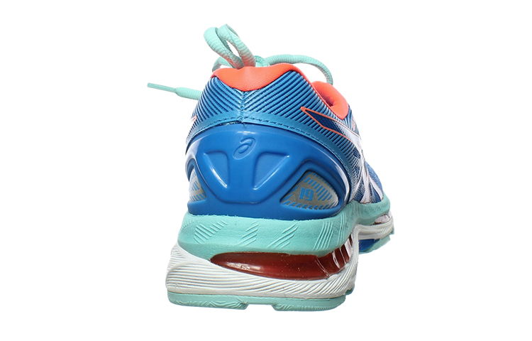 Lookbook Asics GEL-Nimbus 19 透氣耐磨防滑 低筒跑步鞋 女款 藍色 D寬