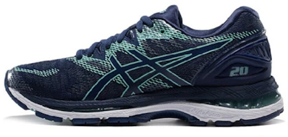 (Women) ASICS Gel-Nimbus 20 Blue/Green T850N-4949 (Women) ASICS Gel-Nimbus 20 Blue/Green T850N-4949