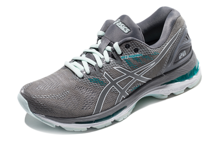 Order (W) アシックス ゲルニンバス 20 グレー/ホワイト T850N-020