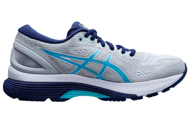Order (W) ASICS Gel-Nimbus 21 Grau/Blau 1012A689-020