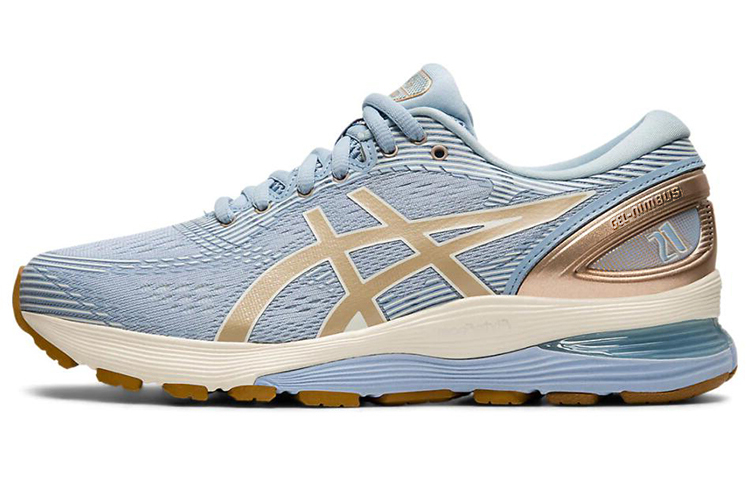 Buy 亞瑟士 Gel-Nimbus 21 FF 女款 淺藍 跑步鞋