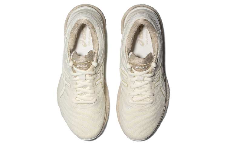 Lookbook Asics GEL-Nimbus 22 低筒 跑步鞋 女款 米色