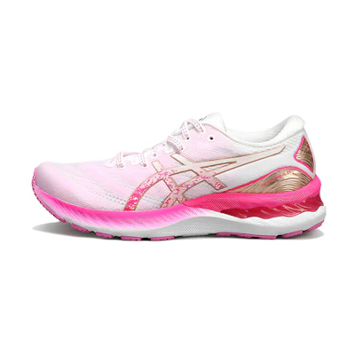 (W) ASICS Gel-Nimbus 23 Pink/White