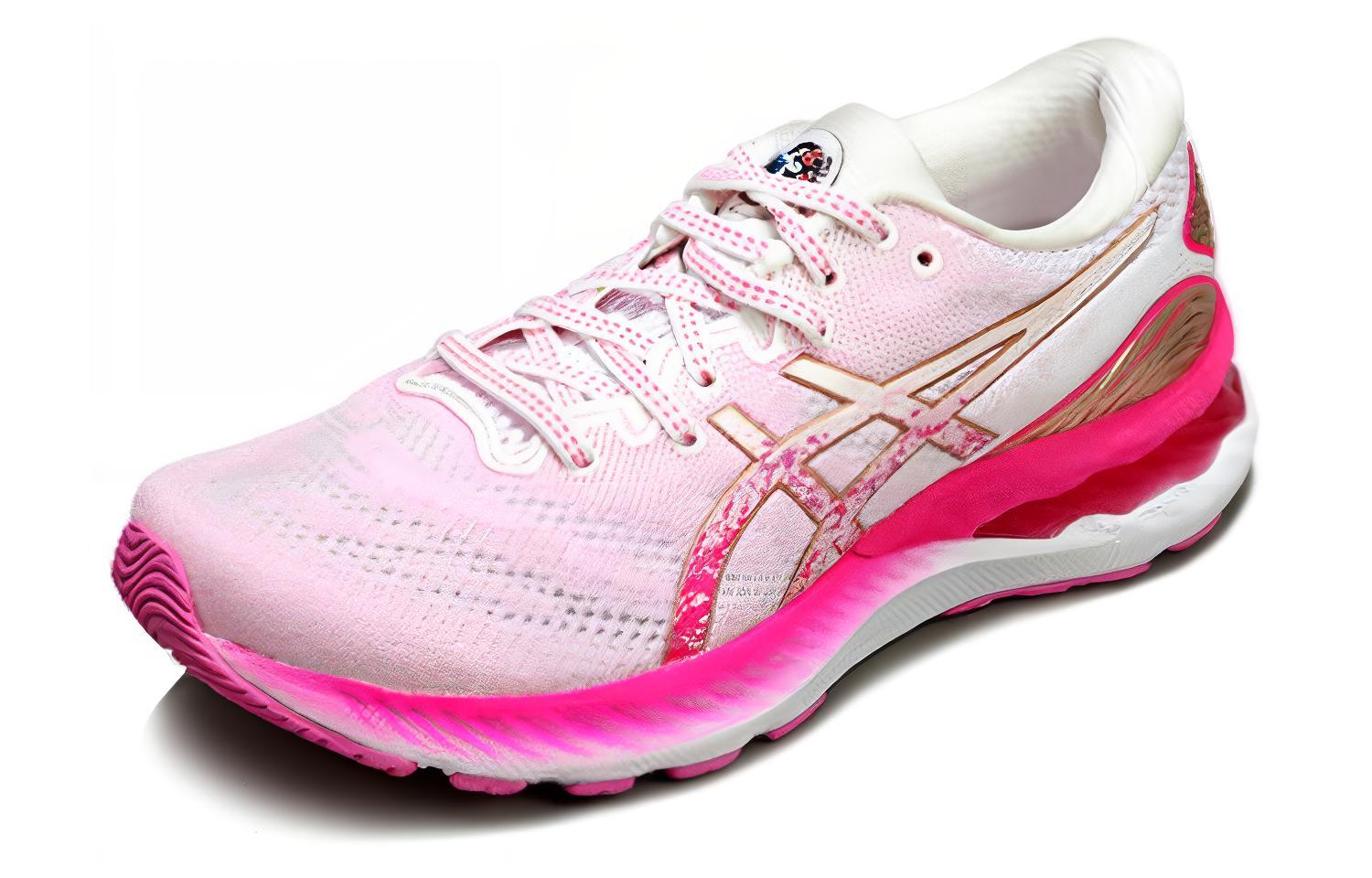 Lookbook (W) ASICS Gel-Nimbus 23 Merah Jambu/Putih 1012B078-700