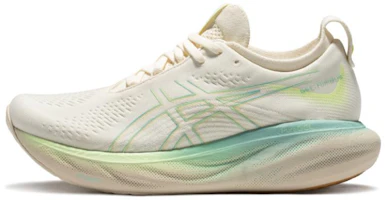 (Women) ASICS GEL-Nimbus 25 'Cream White Green' 1012B628-750 (Women) ASICS GEL-Nimbus 25 'Cream White Green' 1012B628-750