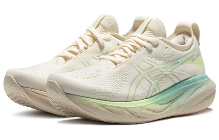 Lookbook (W) 아식스 젤-님버스 25 '크림 화이트 그린' 1012B628-750