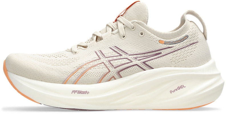 (Women) ASICS Gel-Nimbus 26 'Oatmeal Faded Orange' 1012B601-250 Cheap (Women) ASICS Gel-Nimbus 26 'Oatmeal Faded Orange' 1012B601-250