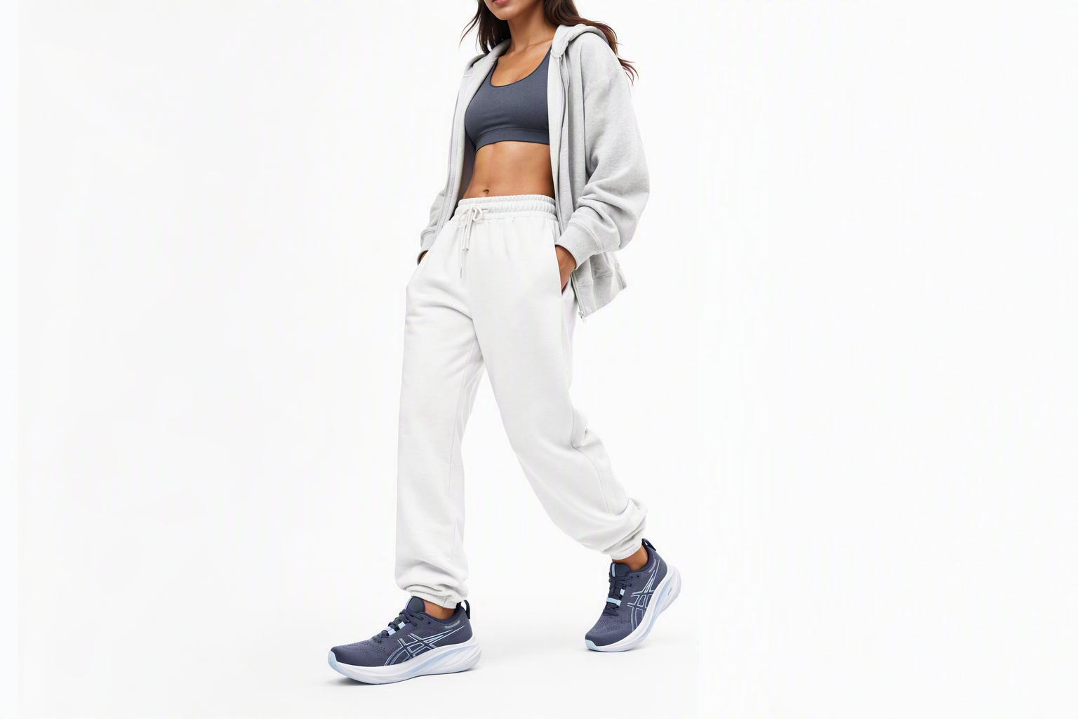 Order Asics 減震耐磨 低筒 跑步鞋 女款 雷霆藍
