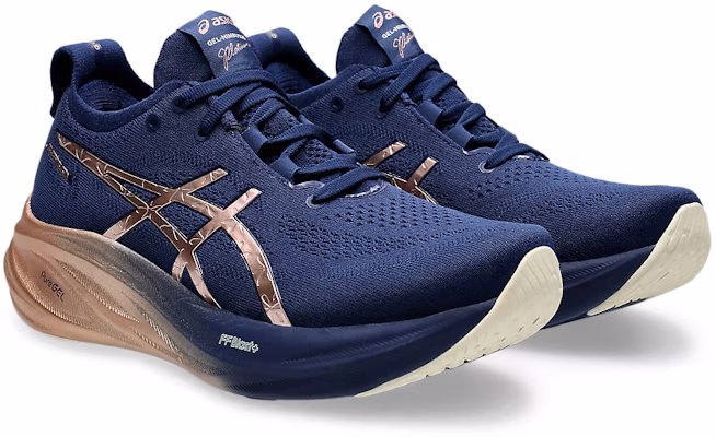 (Women) ASICS Gel-Nimbus 26 Platinum 'Blue Expanse Rose Gold' 1012B740-400 Order (Women) ASICS Gel-Nimbus 26 Platinum 'Blue Expanse Rose Gold' 1012B740-400