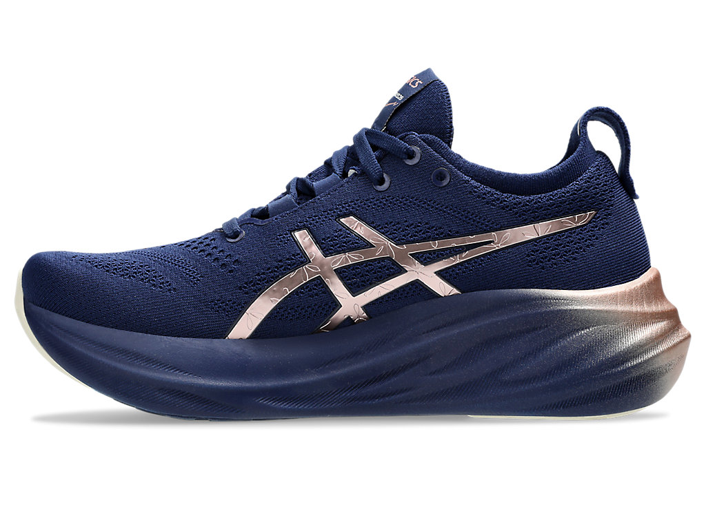 Purchase (W) ASICS ゲルニンバス 26 プラチナム 'ブルーエクスパンス ローズゴールド' 1012B740-400