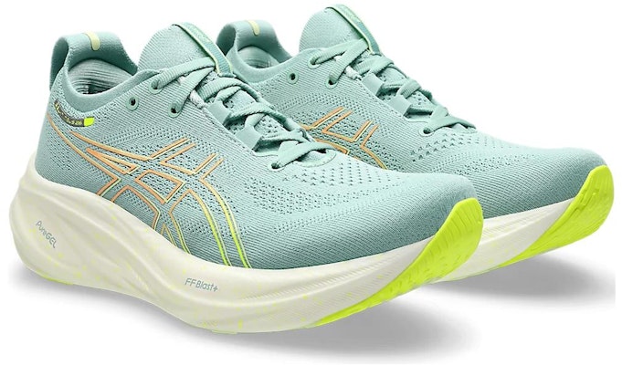 (W) ASICS Gel-Nimbus 26 运动鞋 '浅绿青安全黄' 1012B601-301 Lookbook (W) ASICS Gel-Nimbus 26 运动鞋 '浅绿青安全黄' 1012B601-301