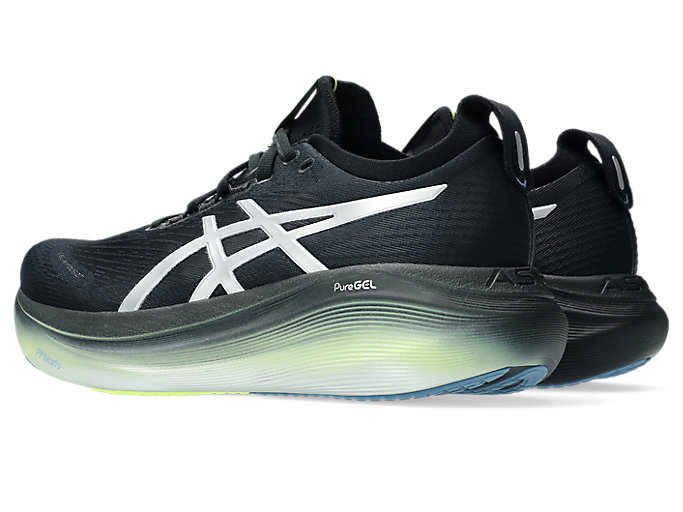 Lookbook (W) Asics GEL-NIMBUS 27 Sepatu Lari Luxe/Hitam 1012B816-001