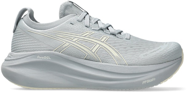 (W) 亚瑟士 GEL-NIMBUS 27 跑鞋 灰色/奶油色 1012B753-021 Buy (W) 亚瑟士 GEL-NIMBUS 27 跑鞋 灰色/奶油色 1012B753-021