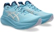 Order (Women) ASICS GEL-NIMBUS 27 Running Shoes Stillwater/Cream 1012B753-401