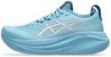 Cheap (Women) ASICS GEL-NIMBUS 27 Running Shoes Stillwater/Cream 1012B753-401