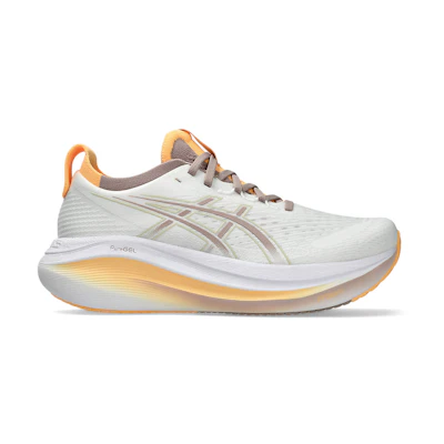 (W) ASICS GEL-NIMBUS 27 Running Shoes White/Fawn