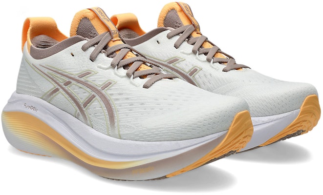 (W) アシックス GEL-NIMBUS 27 ランニングシューズ ホワイト/ファウン 1012B753-103 Order (W) アシックス GEL-NIMBUS 27 ランニングシューズ ホワイト/ファウン 1012B753-103