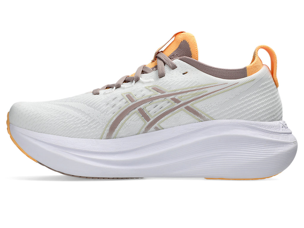 Purchase (W) ASICS GEL-NIMBUS 27 跑鞋 白色/浅褐色 1012B753-103
