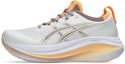 Cheap (Women) ASICS GEL-NIMBUS 27 Running Shoes White/Fawn 1012B753-103