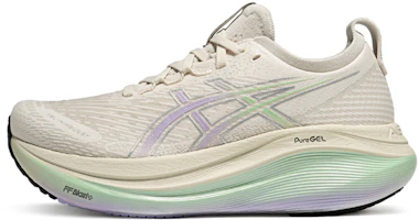 (Women) ASICS GEL-Nimbus 27 Running Shoes White Green Comfortable & Durable 1012B945-100 (Women) ASICS GEL-Nimbus 27 Running Shoes White Green Comfortable & Durable 1012B945-100