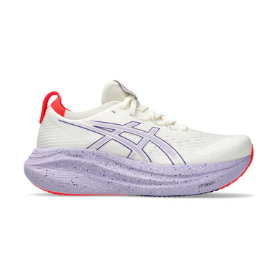 (W) ASICS GEL-NIMBUS 27 Tokyo Edition Running Shoes Cream/Edo Purple