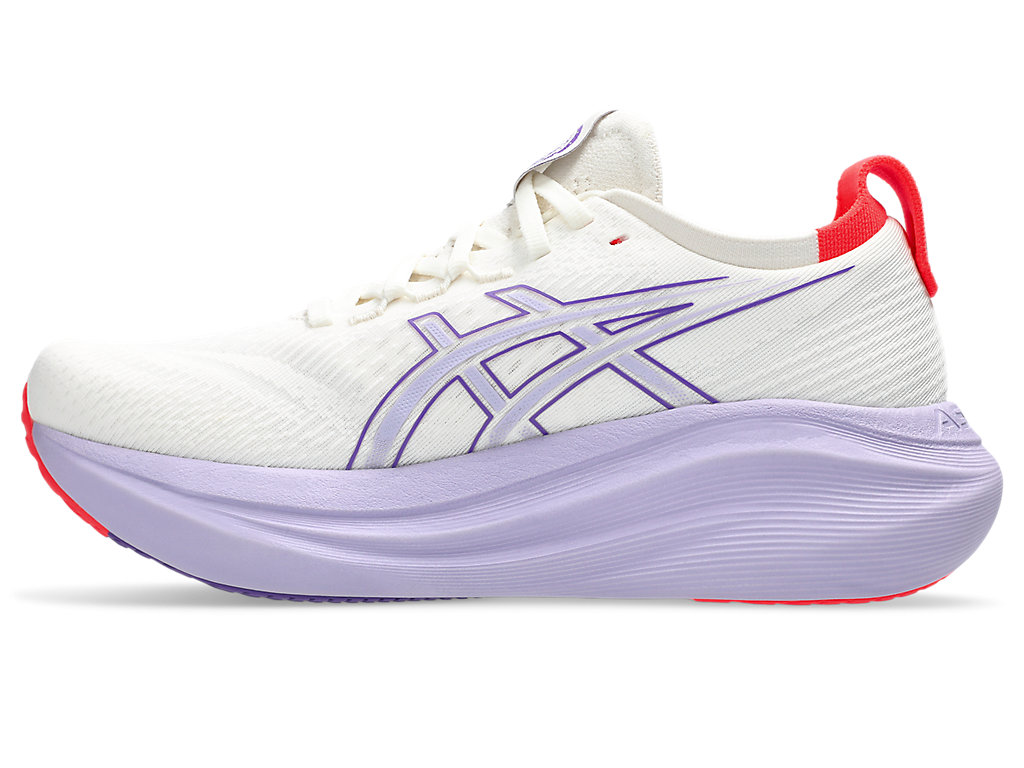 Shop (W) ASICS GEL-NIMBUS 27 Tokyo Edition Kasut Lari Cream/Edo Purple. 1012B913-500