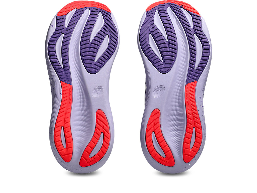 Sizing (W) ASICS GEL-NIMBUS 27 Tokyo Edition Kasut Lari Cream/Edo Purple. 1012B913-500