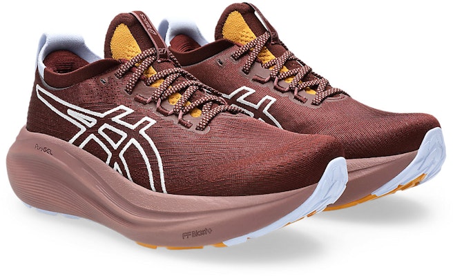 (W) 아식스 젤-님버스 27 TR 스니커즈 네이처 베이딩/다크 레드 플래닛 1012B908-600 Order (W) 아식스 젤-님버스 27 TR 스니커즈 네이처 베이딩/다크 레드 플래닛 1012B908-600