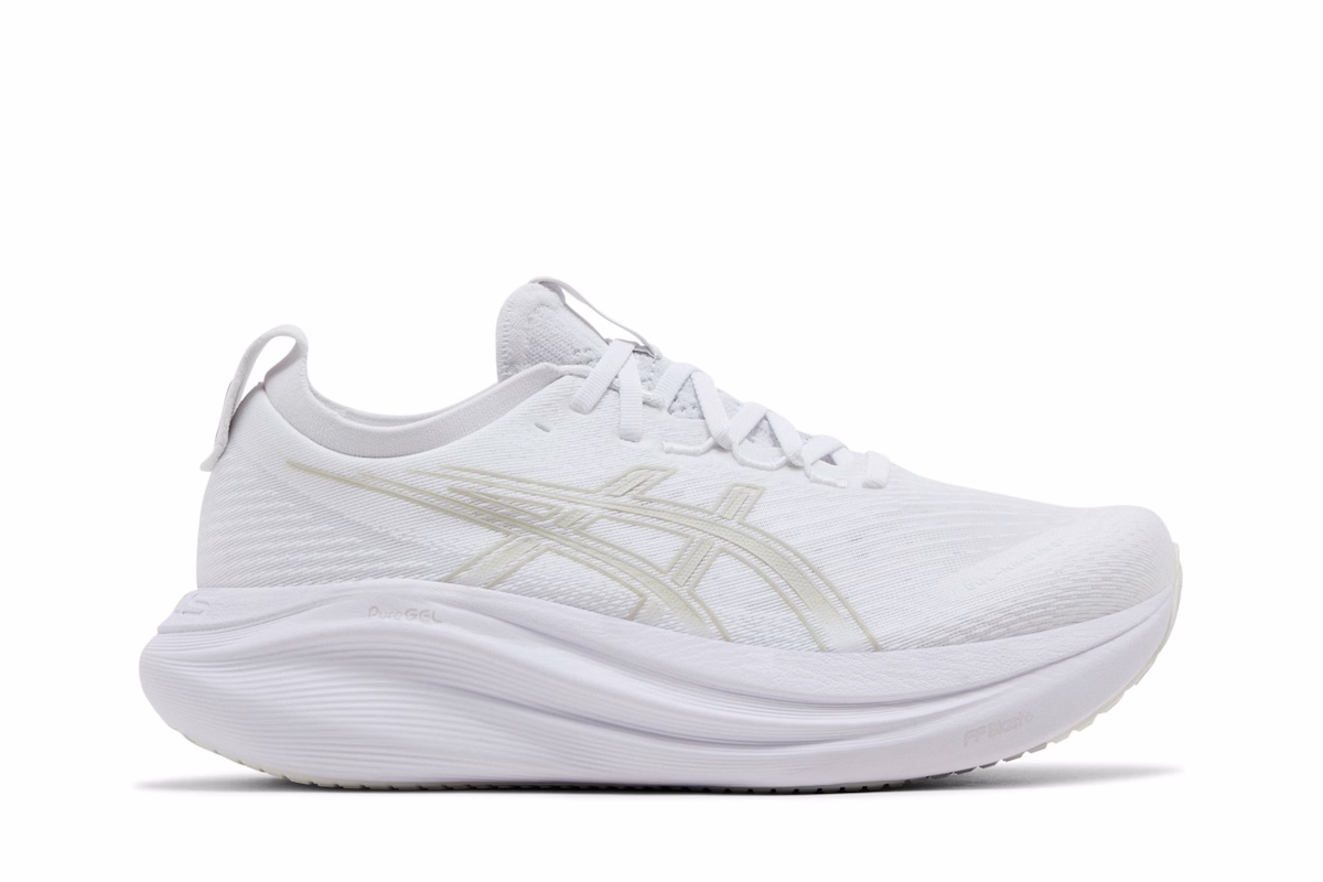(Women) ASICS Gel Nimbus 27 'White Glacier Grey'