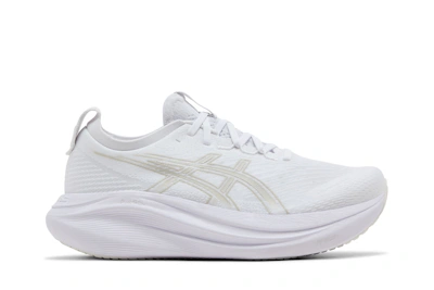 (Women) ASICS Gel Nimbus 27 'White Glacier Grey'