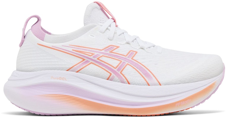 (Women) ASICS Gel Nimbus 27 'White Light Ube' 1012B753-101 Buy (Women) ASICS Gel Nimbus 27 'White Light Ube' 1012B753-101