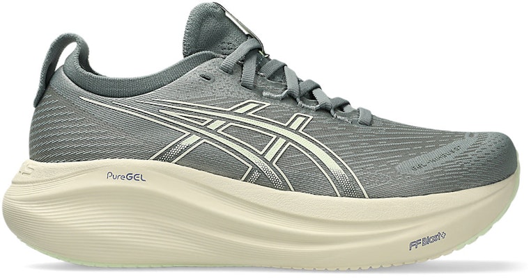 (Women) ASICS GEL-NIMBUS 27 WIDE Running Shoes Monument Blue/Whisper Green 1012B752-402 Buy (Women) ASICS GEL-NIMBUS 27 WIDE Running Shoes Monument Blue/Whisper Green 1012B752-402