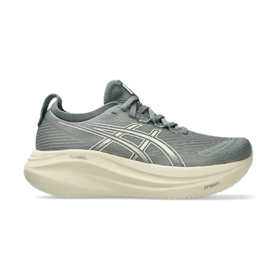 (W) ASICS GEL-NIMBUS 27 WIDE Running Shoes Monument Blue/Whisper Green