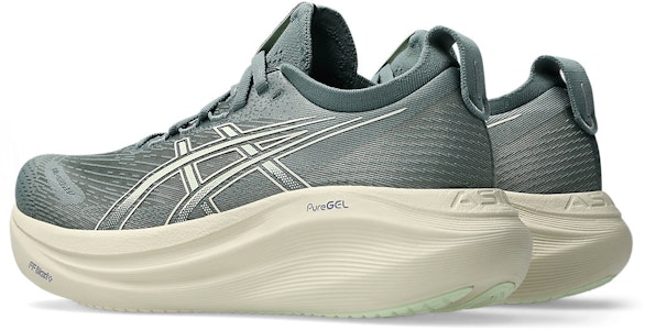 (W) ASICS GEL-NIMBUS 27 寬楦跑鞋 藍灰/綠白 1012B752-402 Lookbook (W) ASICS GEL-NIMBUS 27 寬楦跑鞋 藍灰/綠白 1012B752-402