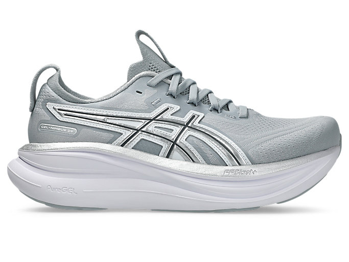 (Women) ASICS GEL-NIMBUS 28 All Terrain Comfort Running Shoes Piedmont Grey/Pure Silver 1012B988-020