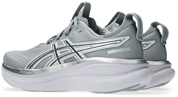 (W) ASICS GEL-NIMBUS 28 全地形舒適跑鞋 淺灰/純銀 1012B988-020 Lookbook (W) ASICS GEL-NIMBUS 28 全地形舒適跑鞋 淺灰/純銀 1012B988-020