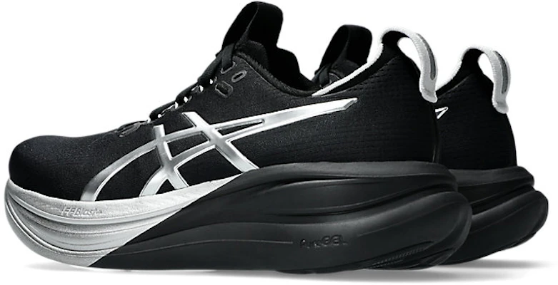 (W) ASICS GEL-NIMBUS 28 白金跑鞋 白金/黑 1012B978-001 Lookbook (W) ASICS GEL-NIMBUS 28 白金跑鞋 白金/黑 1012B978-001