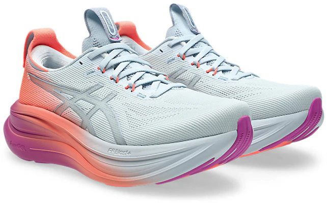 (W) アシックス ゲルニンバス 28 ランニングシューズ スカイ/デジタルサクラ 1012B987-400 Order (W) アシックス ゲルニンバス 28 ランニングシューズ スカイ/デジタルサクラ 1012B987-400