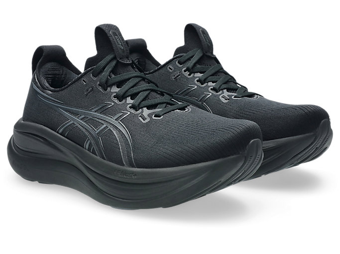 Lookbook (Women) ASICS GEL-NIMBUS 28 Running Shoes Black/Graphite Grey 1012B899-001