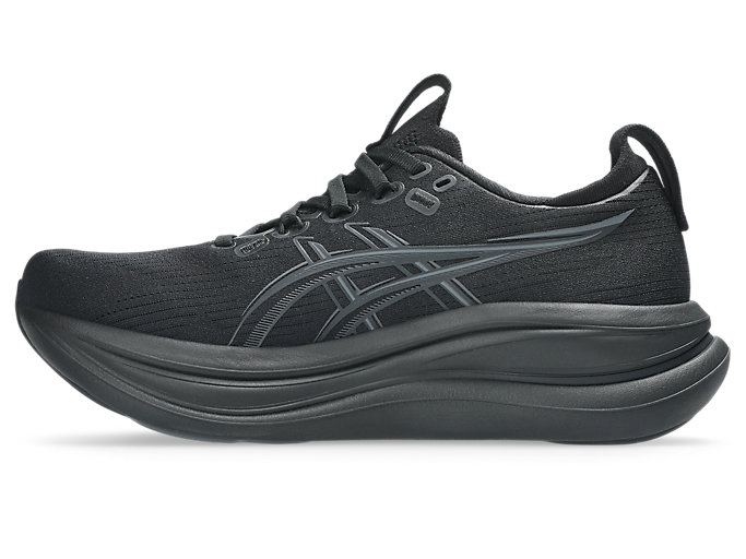 Purchase (Women) ASICS GEL-NIMBUS 28 Running Shoes Black/Graphite Grey 1012B899-001