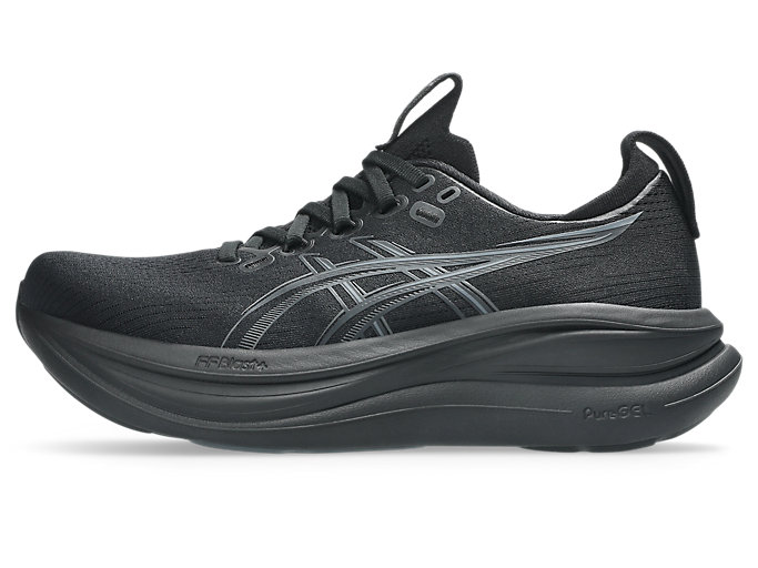 Cheap (W) ASICS GEL-NIMBUS 28 Sepatu Lari Hitam/Abu-Abu Graphite 1012B899-001