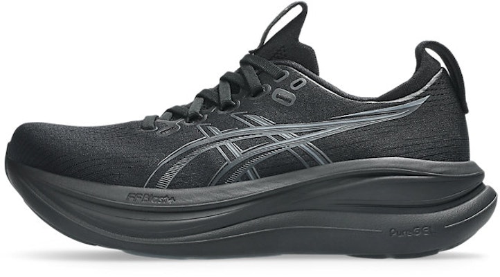 (W) ASICS GEL-NIMBUS 28 Sepatu Lari Hitam/Abu-Abu Graphite 1012B899-001 Cheap (W) ASICS GEL-NIMBUS 28 Sepatu Lari Hitam/Abu-Abu Graphite 1012B899-001