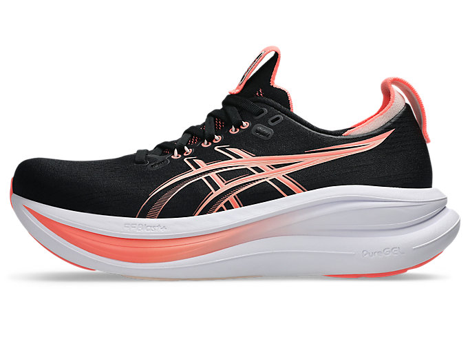 Cheap (W) ASICS GEL-NIMBUS 28 Zapatillas de Running Negro/Rosa Perla 1012B899-003