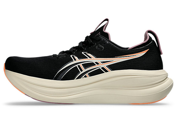 Shop (W) ASICS GEL-NIMBUS 28 Hardloopschoenen Zwart/Taro Paars 1012B899-004
