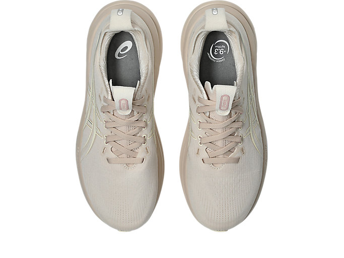 Sizing (W) ASICS GEL-NIMBUS 28 跑鞋 矿物米色/奶油色 1012B899-250